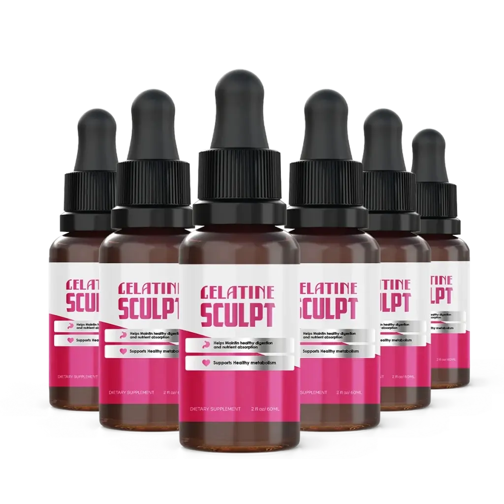 Gelatine Sculpt 6 Bottles Package